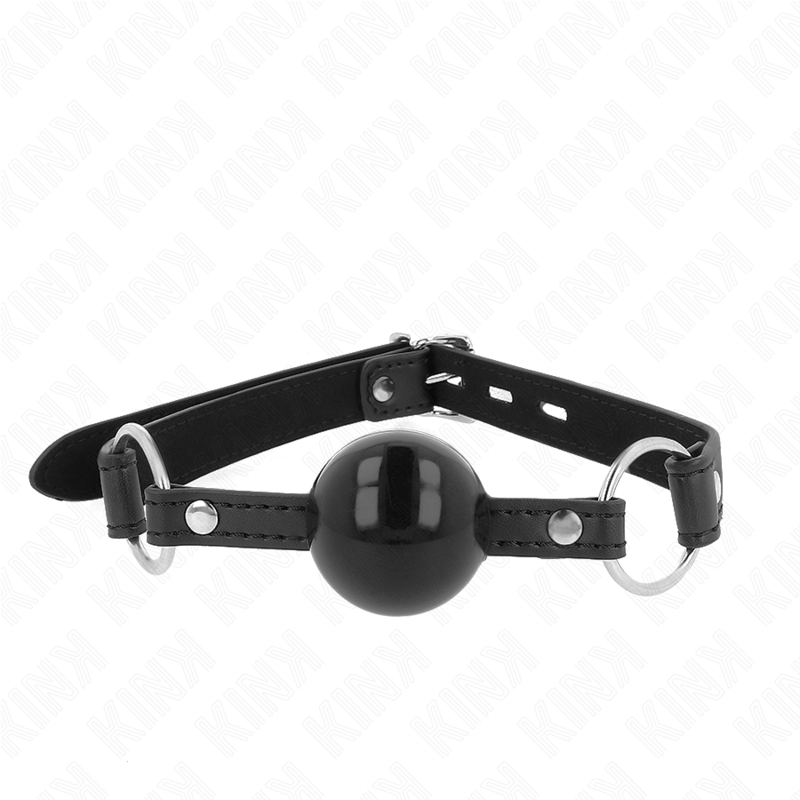 Bâillon BDSM Bit Gag Balle TPE Verrouillable Réglable - Kink
