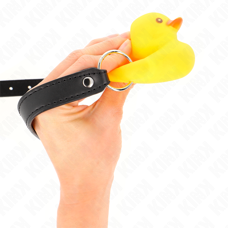 Bâillon BDSM Forme Canard Silicone Réglable Soumission - Kink