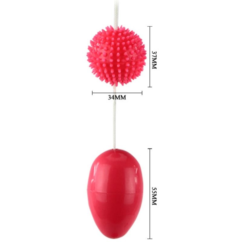 Boules Anales Combinées Twins Progressives Cordon Nylon - Baile