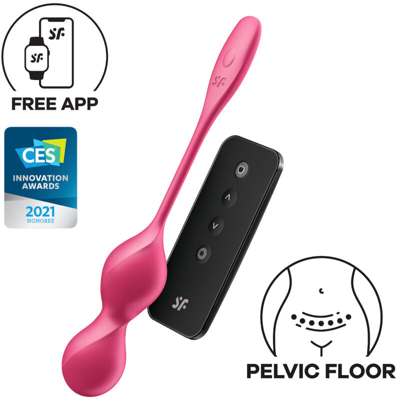 Boules de Kegel Vibrantes Love Birds 2 Connectées 12 Modes - Satisfyer
