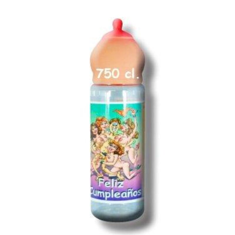 Bouteille Forme Sein 750 ml Accessoire Festif Humoristique - Diablo Picante
