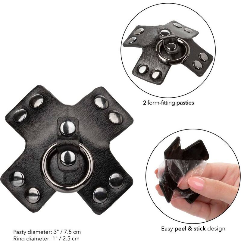 Cache-Tétons Euphoria Joint Torique Rivets Réutilisables - CalExotics
