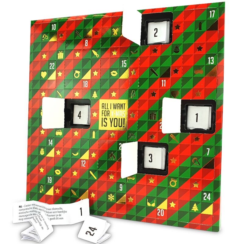Calendrier de l'Avent Érotique 24 Défis Coquins 10 Langues - Tease&Please
