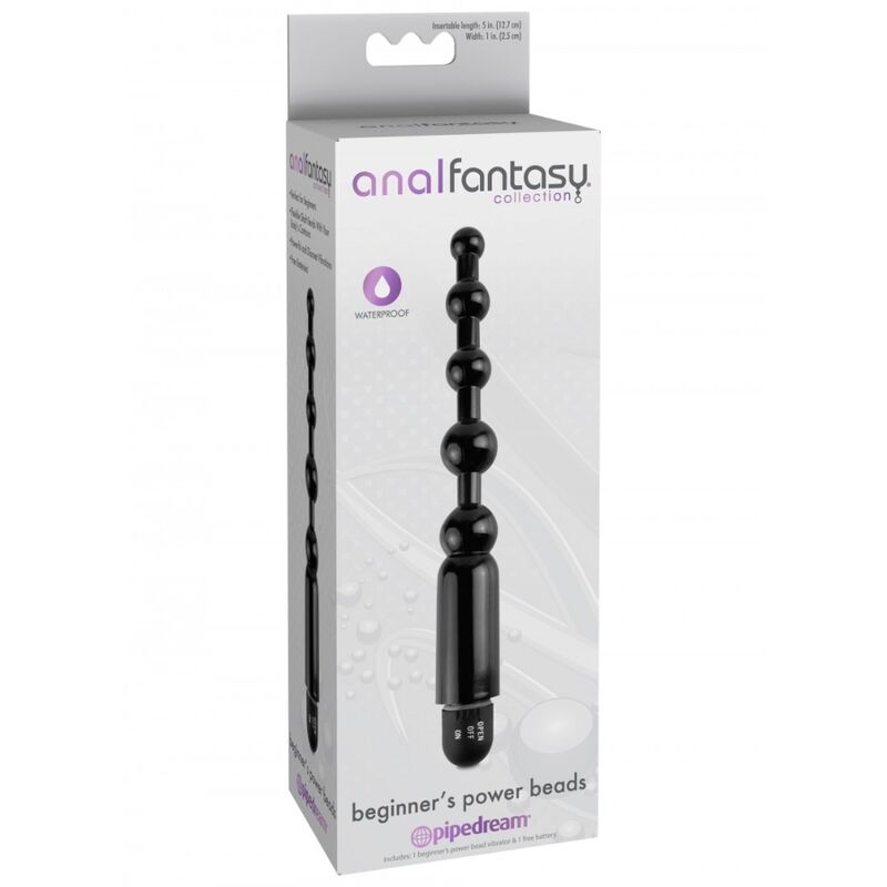 Chapelet Anal Vibrant Flexa-Pleaser Power Beads Débutant Silicone - Anal Fantasy