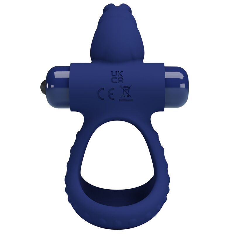 Cockring Double Anneau Vibrant Luchito 10 Modes Silicone - Pretty Love