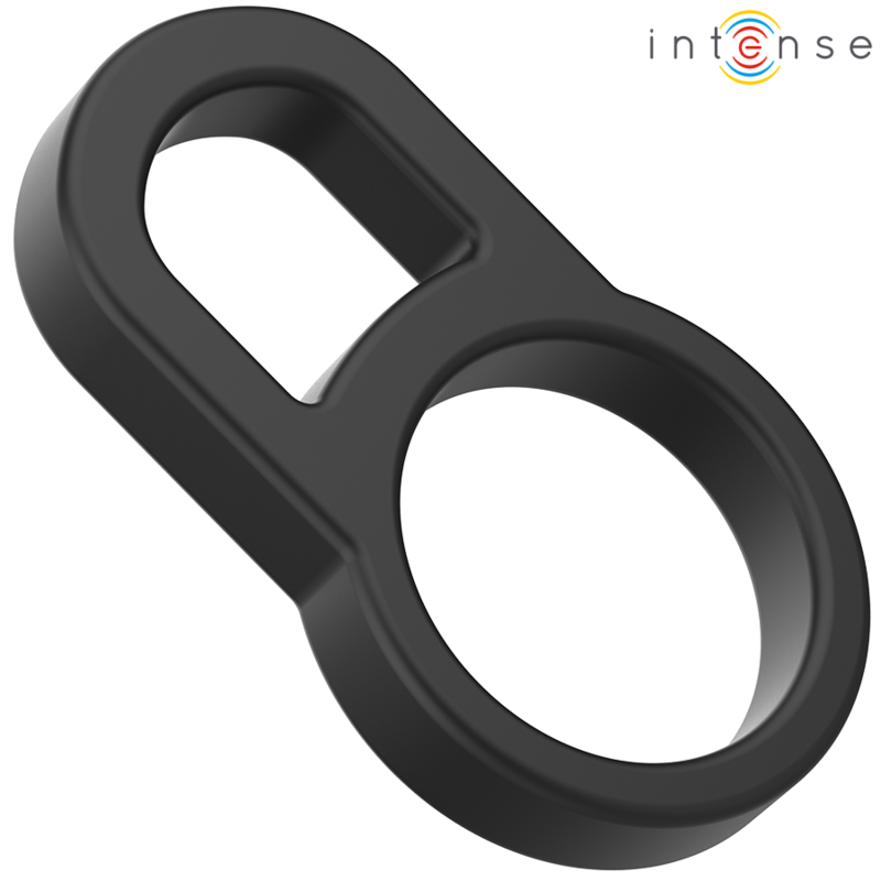 Cockring Double Bobby Silicone Pénis et Testicules - Intense