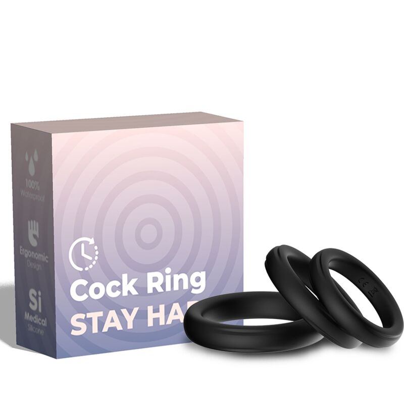 Cockring Triple Anneau Silicone Lumineux Extensible - Armony