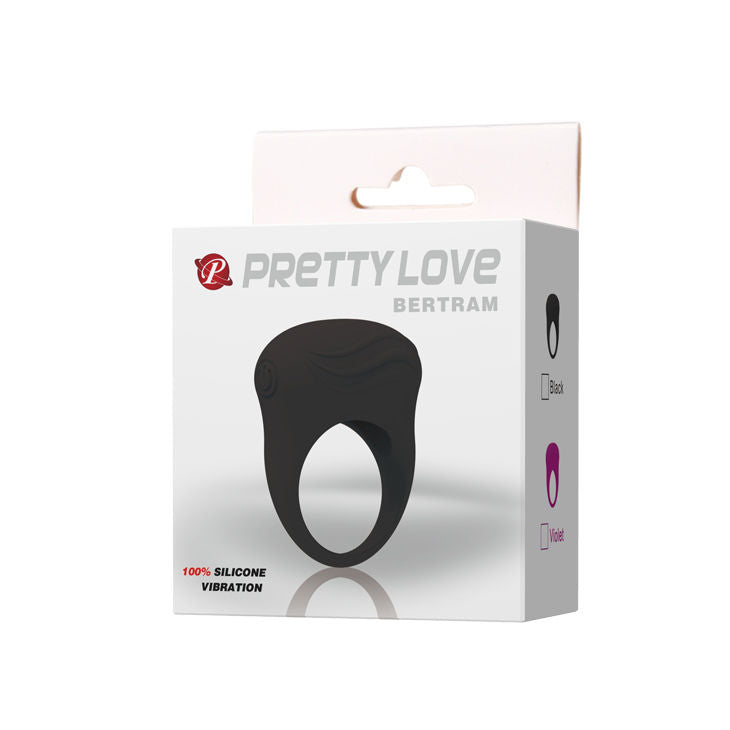 Cockring Vibrant Bertram Silicone Bullet Amovible - Pretty Love