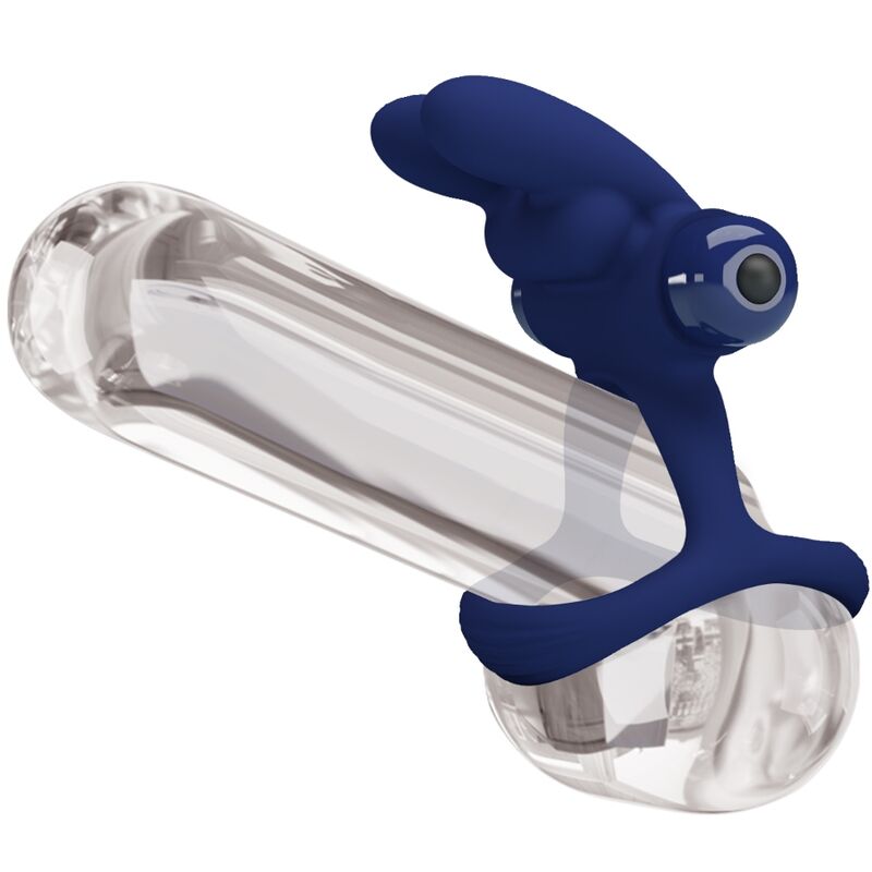 Cockring Vibrant Double Anneau Francisco Silicone 10 Modes - Pretty Love