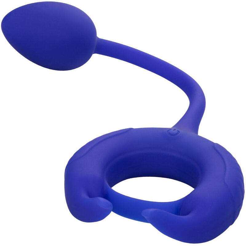 Cockring Vibrant Lesté Admiral Double Anneau 10 Modes Étanche - CalExotics