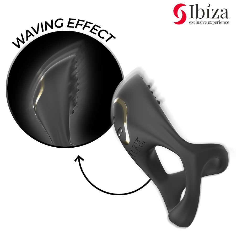 Cockring Vibrant Multisensoriel 10 Modes Silicone IPX7 - Ibiza Technology