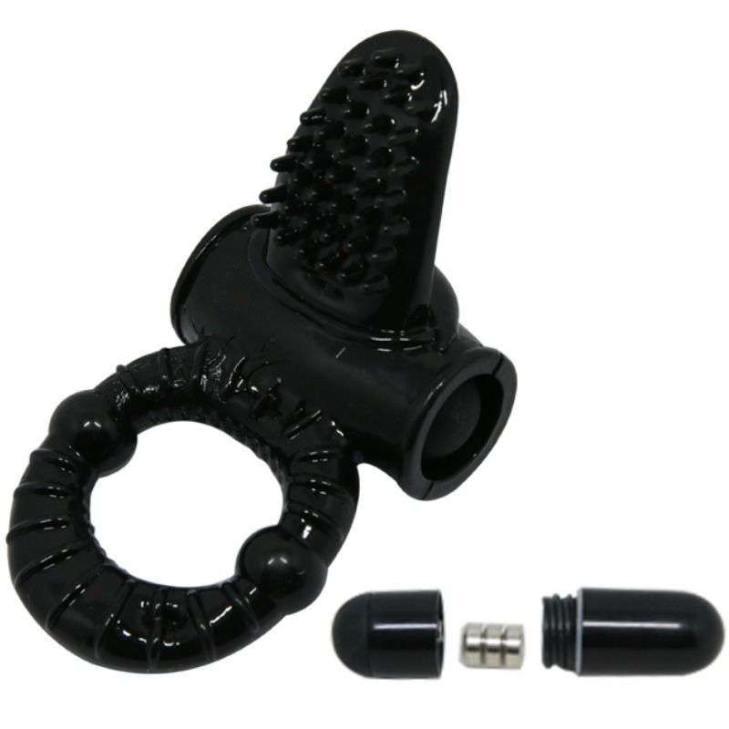 Cockring Vibrant Sweet Ring Stimulateur Clitoridien Lapin Texturé - Baile