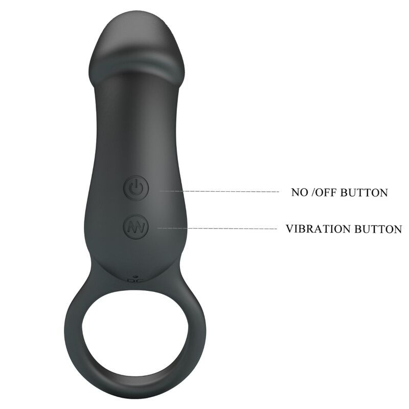 Cockring Vibrant Trae Stimulateur Clitoridien 7 Modes Rechargeable - Pretty Love