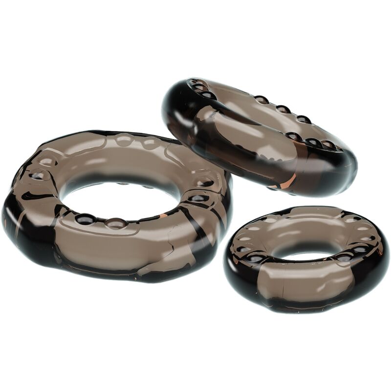 Cockring Yvonne Ensemble 3 Anneaux Pénis Extensibles - Baile