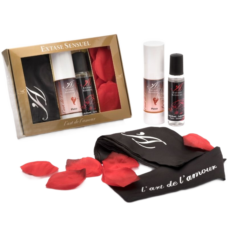 Coffret Sensuel Poitrine Intime pour Elle 4 Pièces Plaisir Couple - Extase Sensual