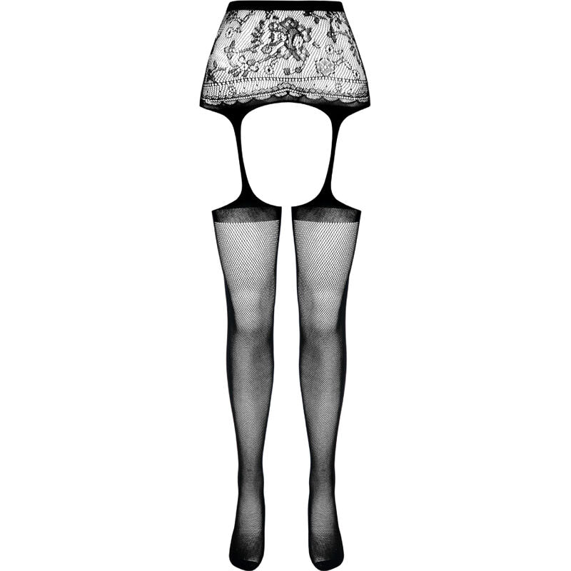 Collant Ouvert Jarretière S028 Imprimé Sensuel Taille Unique - Passion