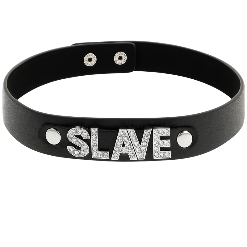 Collier BDSM Ras de Cou Cuir Végan Réglable Taille Unique - Coquette