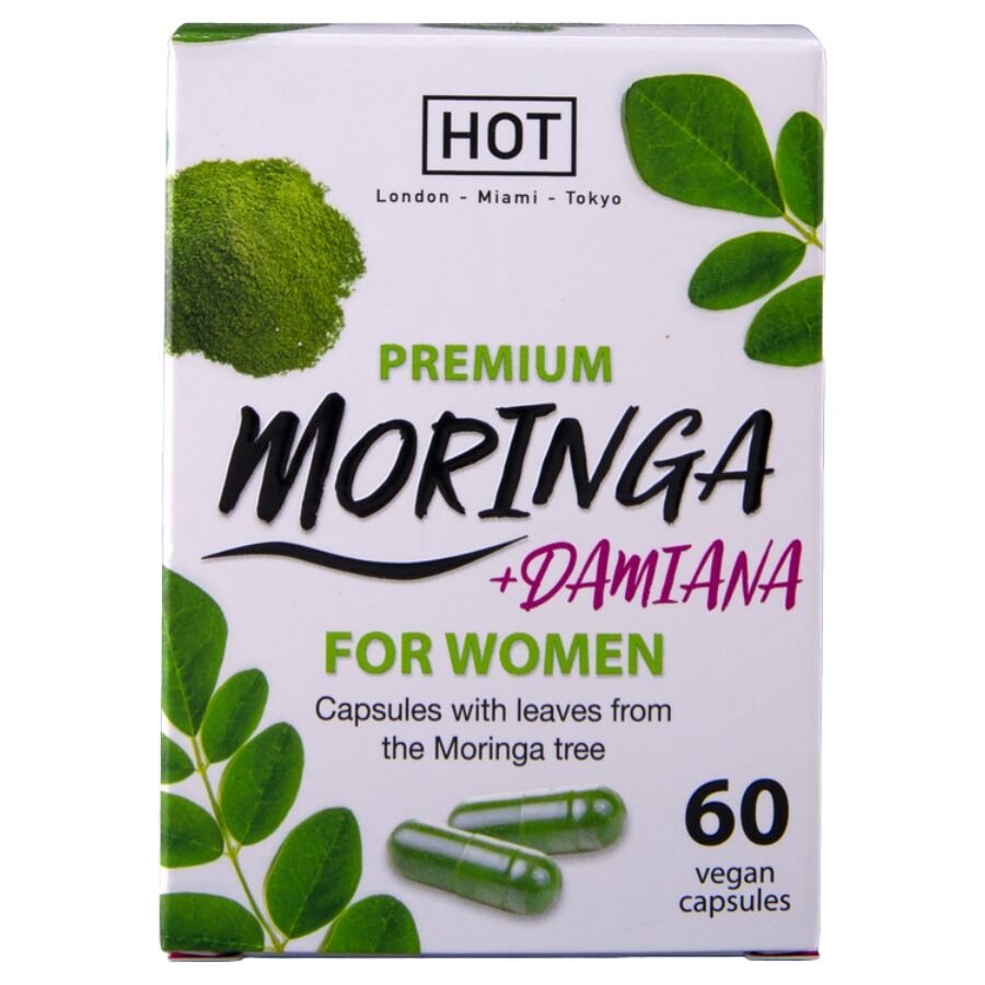 Complément Alimentaire Femme Moringa Damiana 60 Capsules - Hot