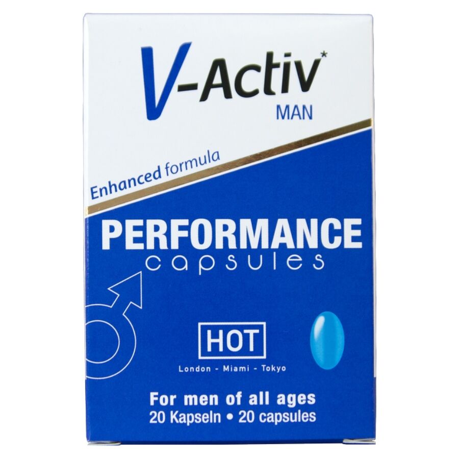 Complément Alimentaire Homme V-Activ Guarana 20 Capsules - Hot