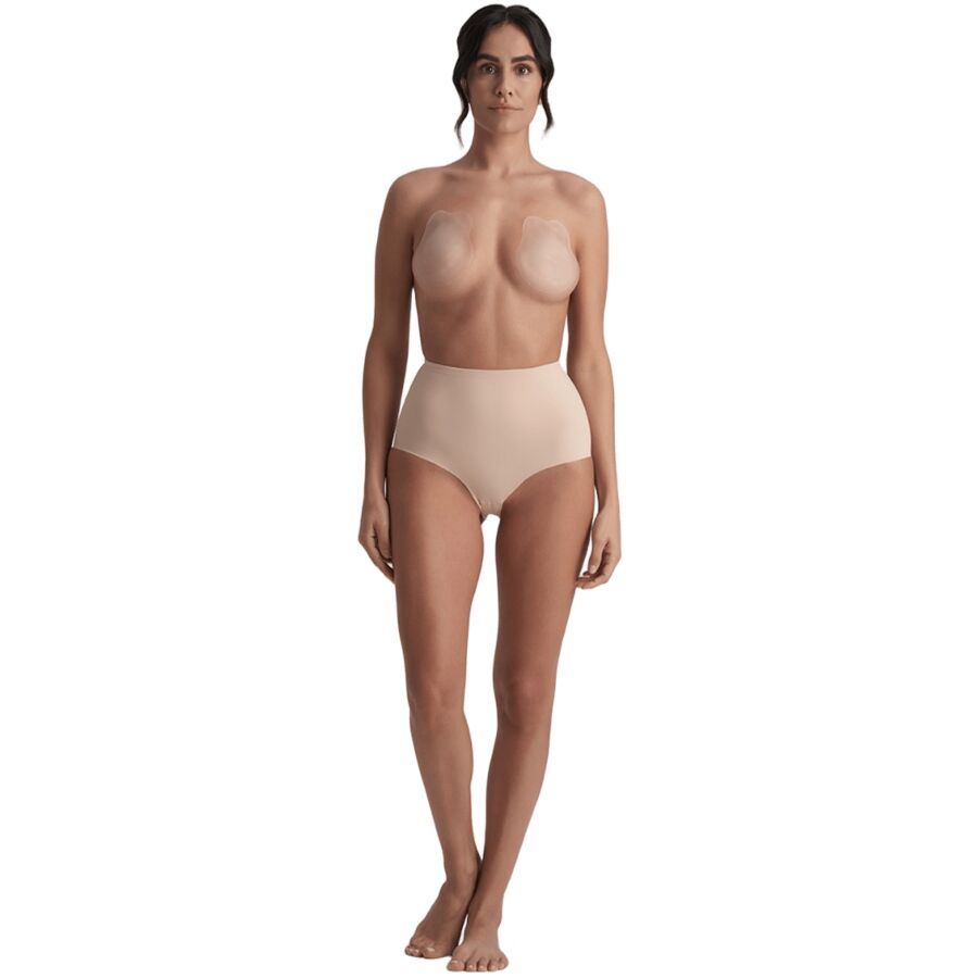 Coques Adhésives Seins Silicone Réutilisables 2 Tailles - Bye Bra