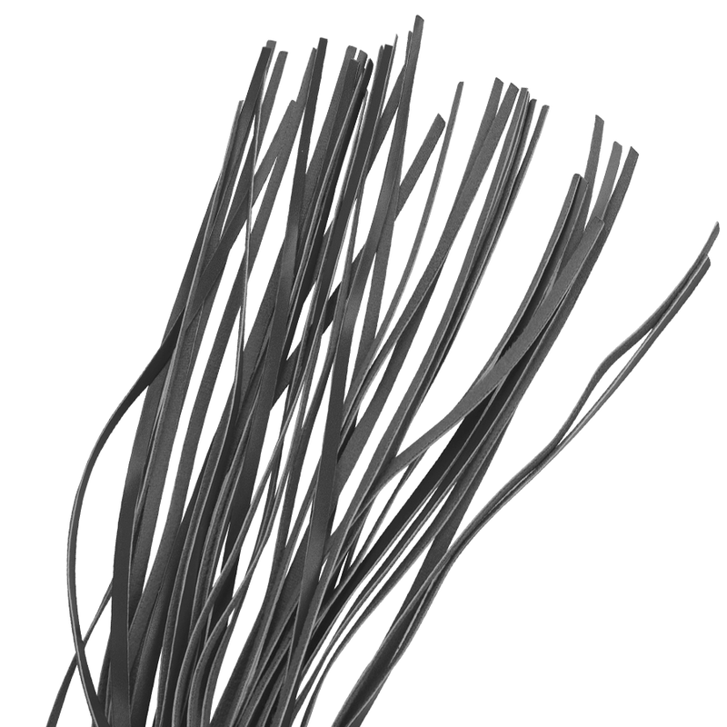 Cravache BDSM Cuir Végétalien Néoprène Sans Nickel 28 cm - Fetish Submissive