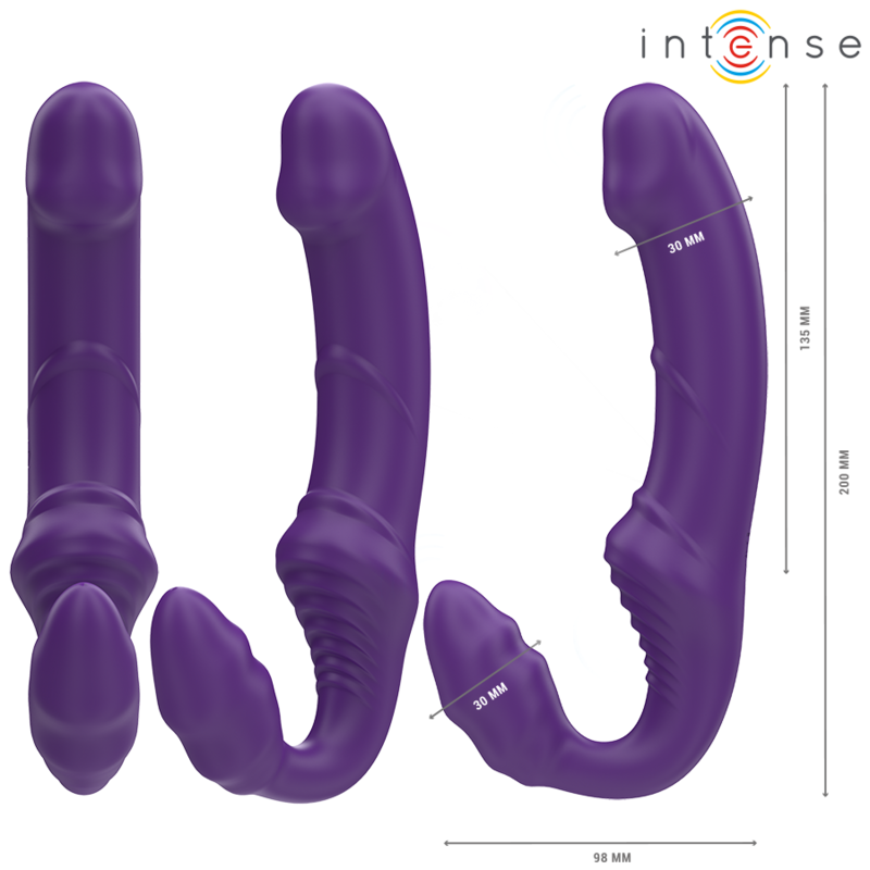 Double Vibromasseur Jill Télécommande Sans Fil 20 cm - Intense