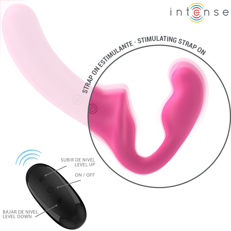 Double Vibromasseur Jill Télécommande Sans Fil 20 cm - Intense