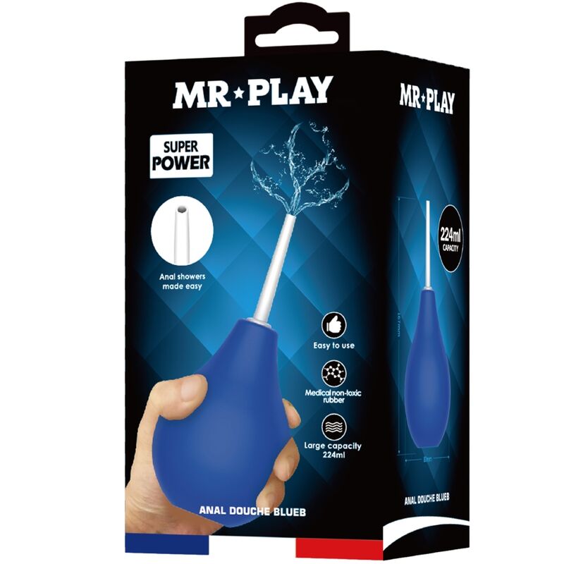 Douche Anale Hygiénique Super Power Poire Souple 224 ml - Mr Play