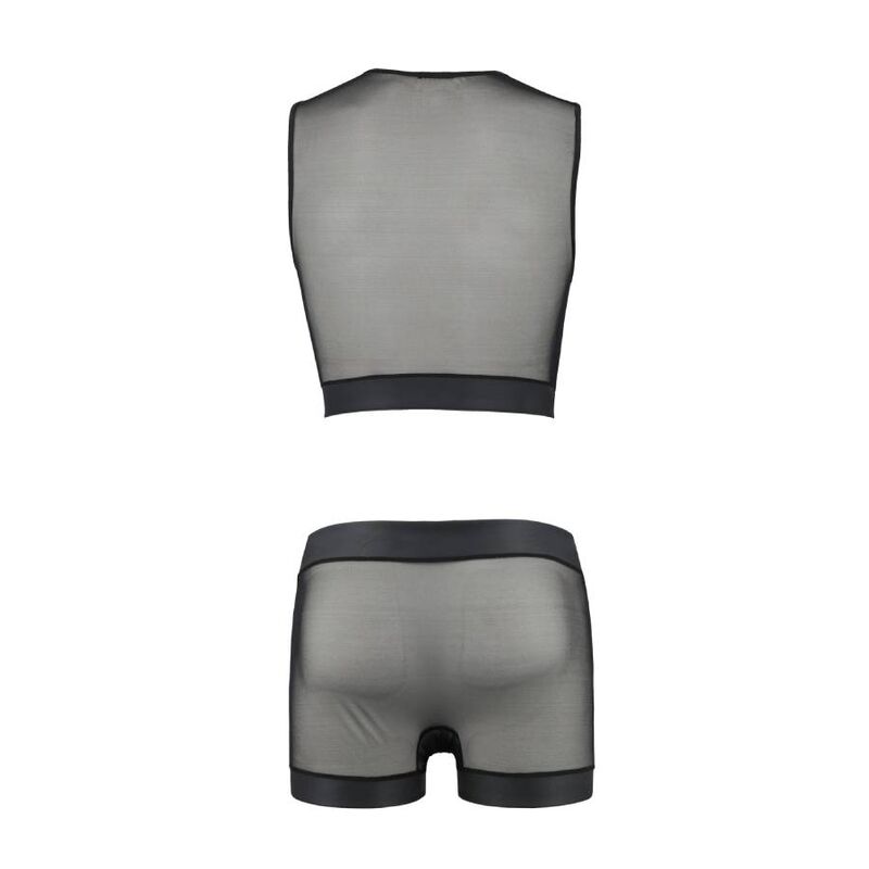 Ensemble Lingerie Homme William Noir Certifié Oeko-Tex - Passion Men