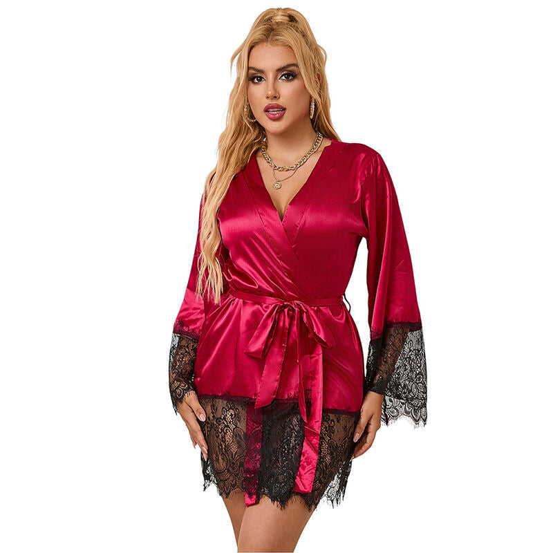 Ensemble Pyjama Dentelle Élégant + String - Subblime