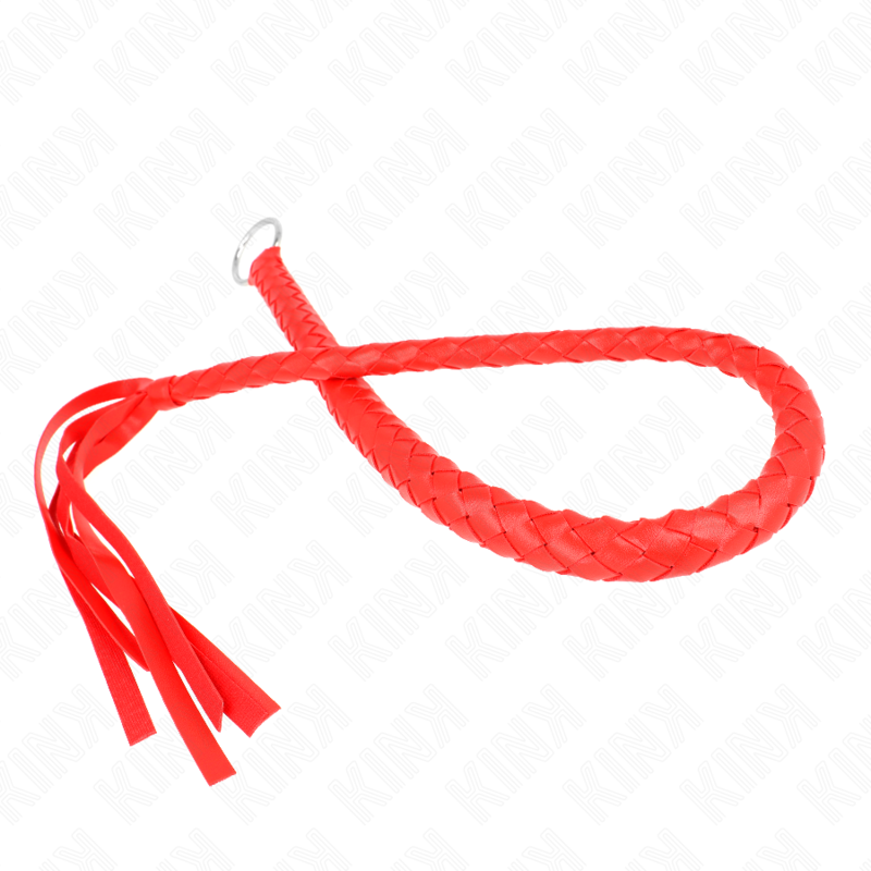 Fouet BDSM Serpent Anneau de Préhension 65 cm 2 Coloris - Kink Impact & Touch