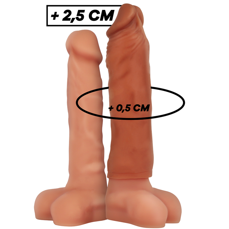 Gaine à Pénis Naturelle Silicone Liquide V5 - VirilXL
