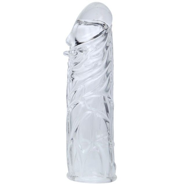Gaine à Pénis Texturée Nodules Silicone Effet Allongeant 13 cm - Baile