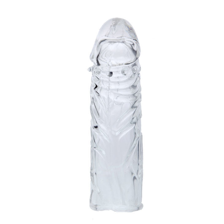 Gaine à Pénis Texturée Nodules Silicone Souple 13 cm - Baile