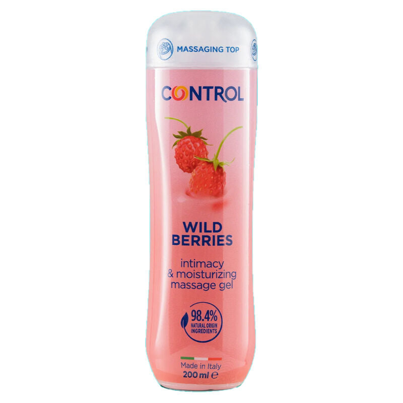 Gel de Massage 3 en 1 Baies Sauvages 200 ml Multi-usage - Control