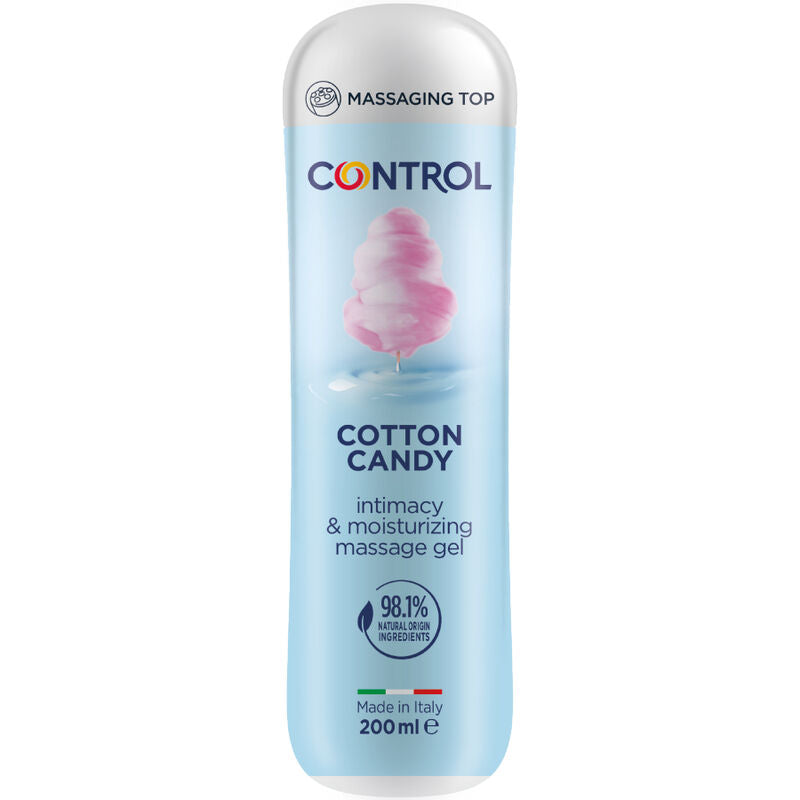 Gel de Massage 3 en 1 Barbe à Papa Cotton Candy 200 ml - Control