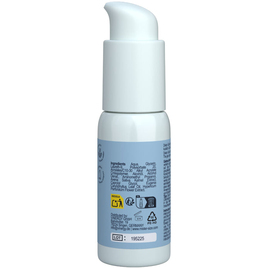Gel Retardateur Effet Rafraîchissant à Base d'Eau 50 ml - Mister Size