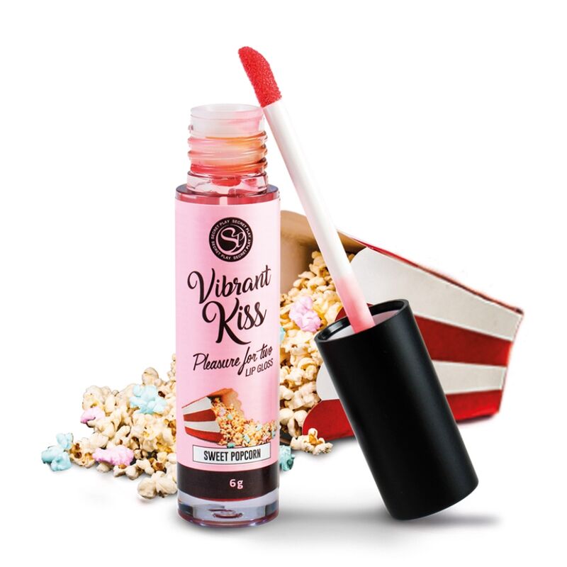 Gloss à Lèvres Vibrant Kiss Comestible - Secretplay