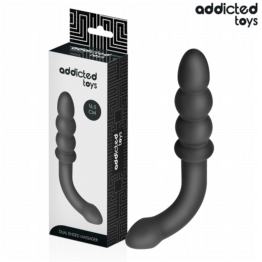 Gode Anal Double Boules Progressives Silicone 16,5 cm - Addicted Toys