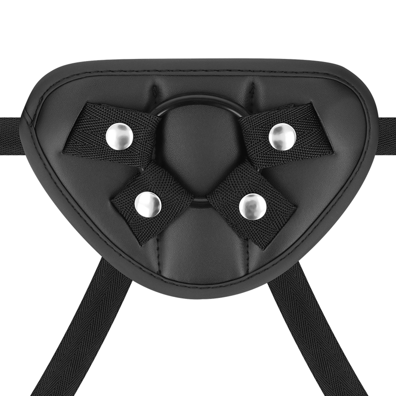 Gode Ceinture Ansel Sangles Vinyle 3 Anneaux Inclus 15,5 cm - Cyber Silicock