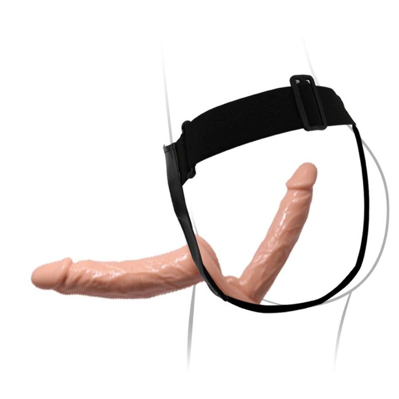 Gode Ceinture Double Pénétration Harnais Réglable Texturé - Baile