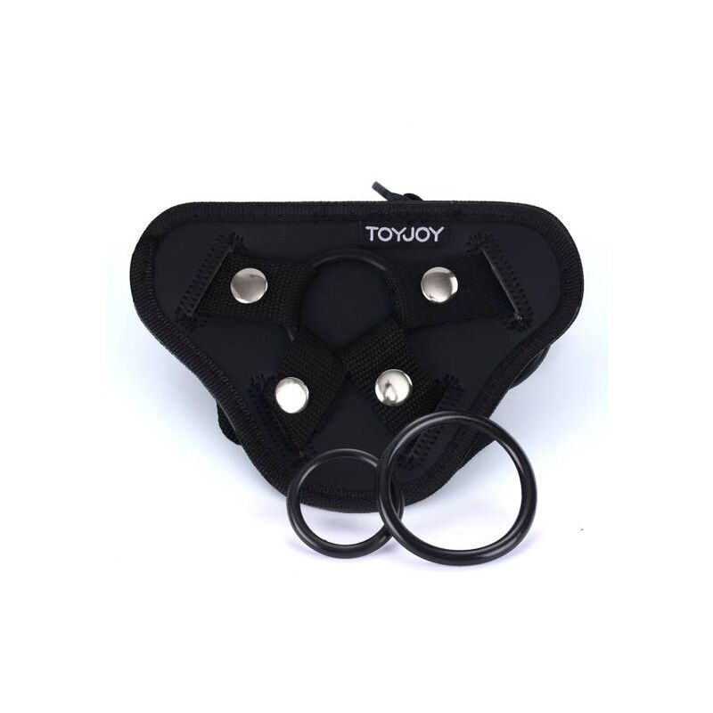 Gode Ceinture Harnais Réglable 3 Anneaux Coussin Rembourré - Get Real