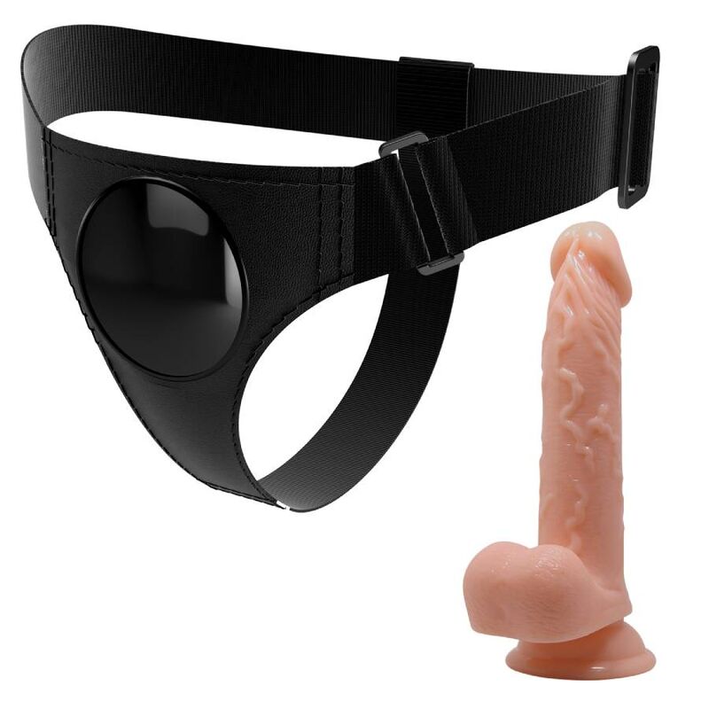 Gode Ceinture Réaliste Kevin 19 cm Harnais Universel Extensible - Pretty Love