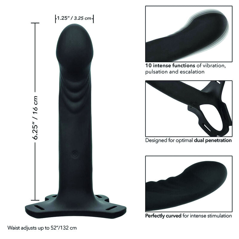 Gode Ceinture Vibrant Boundless Multi-Usage 10 Modes Rechargeable - CalExotics