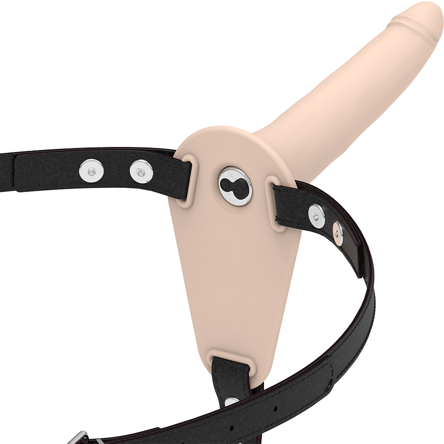 Gode Ceinture Vibrant Silicone 15 cm 10 Modes IPX6 - Fetish Submissive