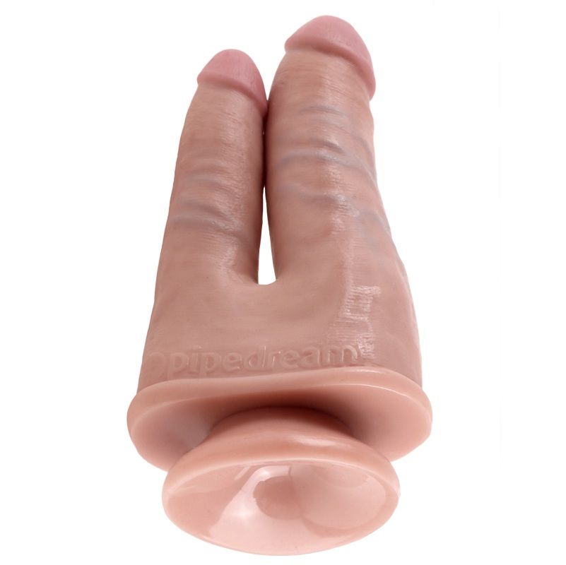 Gode Double Pénétration Réaliste Ventouse - King Cock