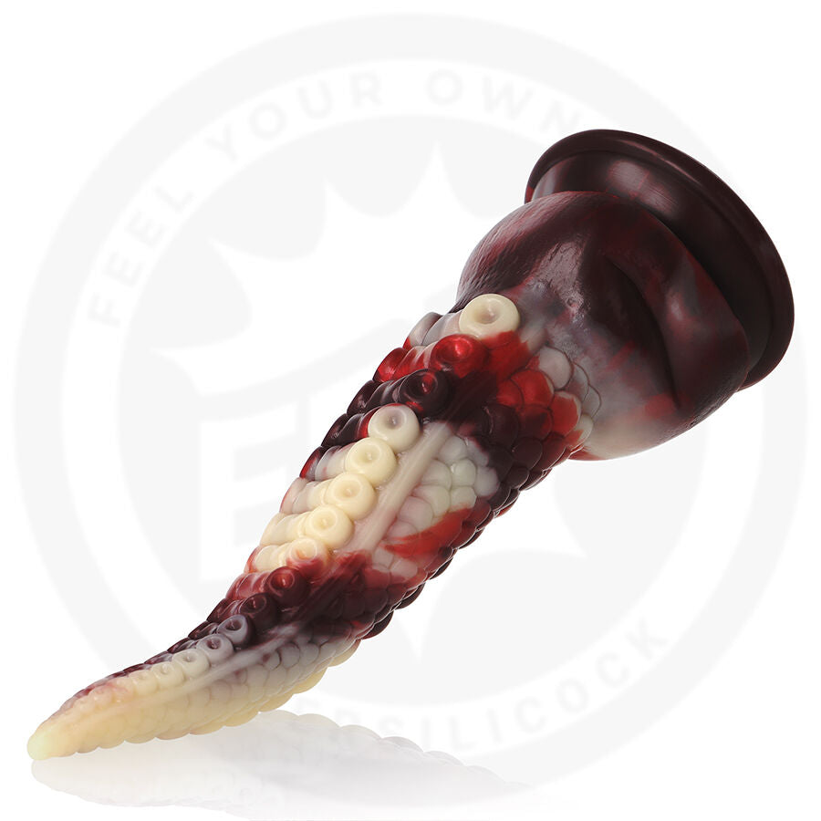 Gode Dragon Draxis Abyssal Shadow Silicone XXL 23,5 cm - Epic Cybersilicock