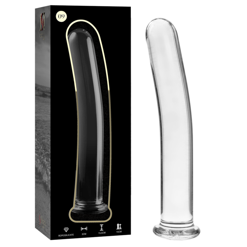 Gode en Verre Borosilicate Nebula Modèle 9 Clair 15.5 cm - Nebula Series By Ibiza
