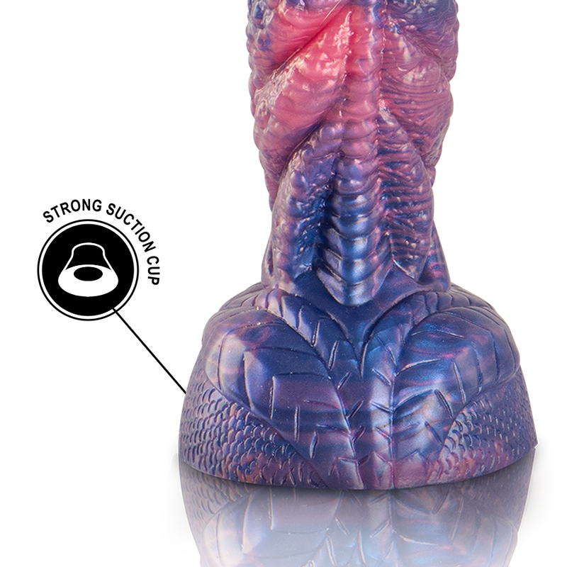 Gode Fantasy Dionysus Silicone Couleurs Vibrantes 20 cm - Epic Cybersilicock