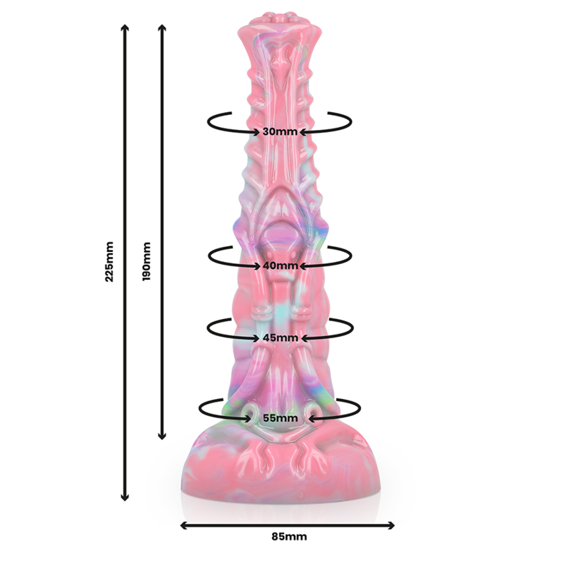 Gode Fantasy Sidhe Créature Immortelle Silicone 21,4 cm - Epic